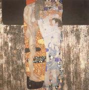 Gustav Klimt She who was La Belle Heaulmiere (mk19) oil on canvas
